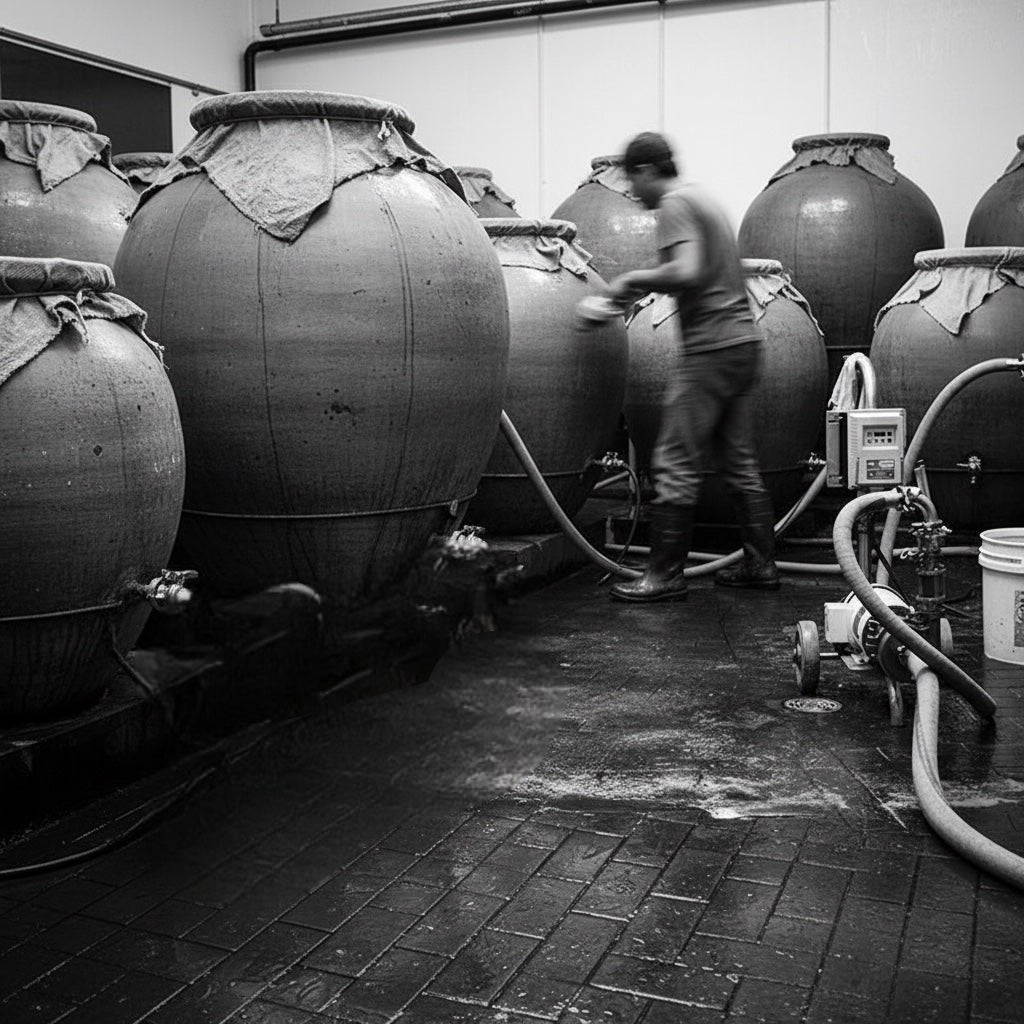 Fermentação em talha de barro