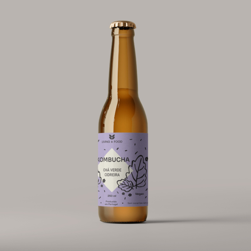 Kombucha de Erva-Cidreira — Living Food